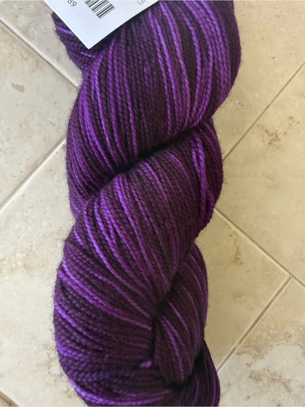 Hawthorne Fingering Weight Yarn - Variegated Purple Goddess